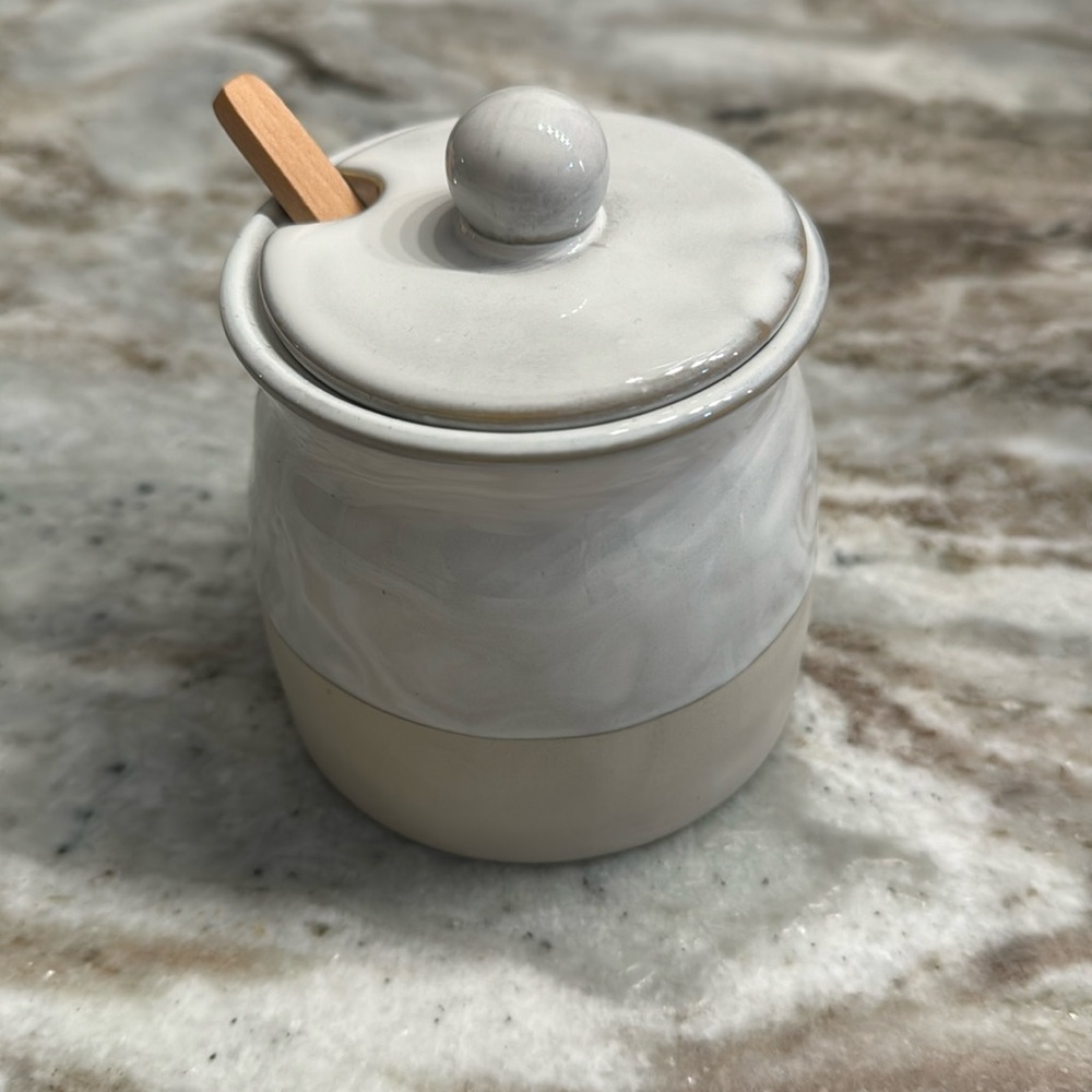 Small jar with spoon